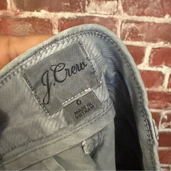 J. Crew Women's Gray Casual Chino Shorts - Picture 5 of 7